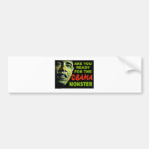 OBAMA MONSTER BUMPER STICKER
