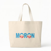 OBAMA MORON TOTE BAG