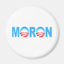 OBAMA MORON REFRIGERATOR MAGNETS