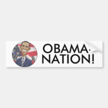 Obama-nation Bumper Stickers