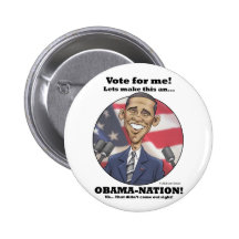 Obama-Nation Pinback Buttons