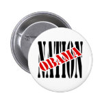 Obama Nation With Overlap and Outline Pinback Button