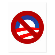 Obama + no sign postcards