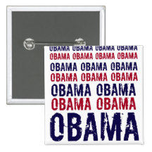 OBAMA OBAMA OBAMA Button