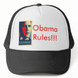 Obama, Obama Rules!!! Trucker Hat