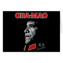 Obama Obamao OBA-MAO Mao Cards