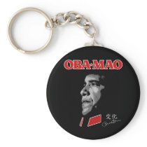 Obama Obamao OBA-MAO Mao Key Chains