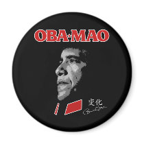 Obama Obamao OBA-MAO Mao Magnets