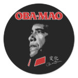 Obama Obamao OBA-MAO Mao stickers