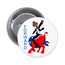 Obama on a Donkey - Pin
