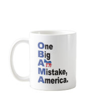 OBAMA - One Big Ass Mistake America Mugs