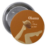 Obama or I'll Eat My Hat Button