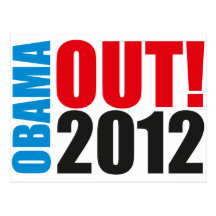 OBAMA OUT 2012 POSTCARDS