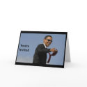 Obama party invitations cards