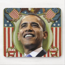 Obama Patriotic Mousepad