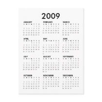 Obama Pocket Calendar - Inauguration Crowd Postcards