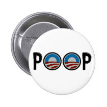 Obama = POOP! buttons