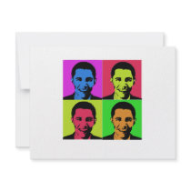 Obama Portrait Custom Invitation