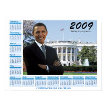 Obama Poster - 2009 Commemorative Calendar posters