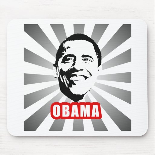 Obama Poster T-shirt Mouse Mats