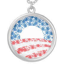 Obama Pot Leaf Symbol Jewelry