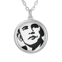 Obama Presidential Face Necklaces