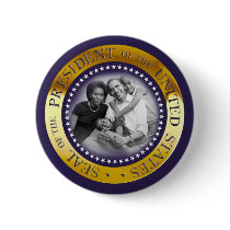 Obama Presidential Seal Portrait Pin