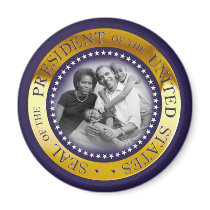 Obama Presidential Seal Portrait Magnets