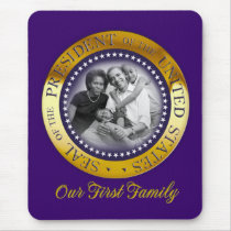 Obama Presidential Seal Portrait Mouse Pads
