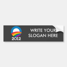 Obama Pride 2012 Bumper Stickers