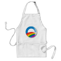 Obama Pride Button Apron