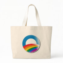 Obama Pride Button Canvas Bag
