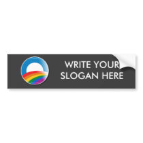 Obama Pride Button Bumper Stickers