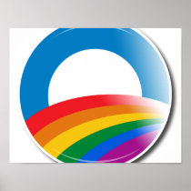 Obama Pride Button Poster