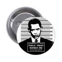 Obama - Public Enemy Number One buttons