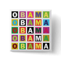Obama Rainbow Pins