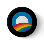 Obama Rainbow Buttons