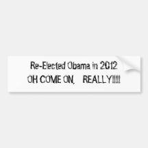 obama really bumper sticker