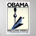Obama: Rebuilding America posters