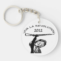 Obama revolt keychain round acrylic keychain