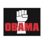 Obama Right On! Postcard