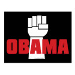 Obama Right On! Postcard