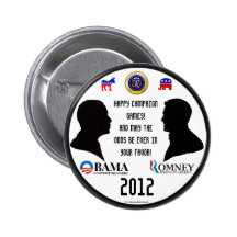 OBAMA ROMNEY Campaign Games President 2012politica Pins