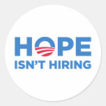 Obama Round Sticker
