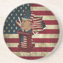 Obama’s Podium Drink Coaster
