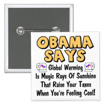 Obama Says Pinback Button