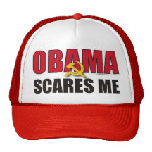 Obama scares me trucker hat