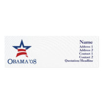 Obama - Skinny business cards
