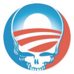 Obama Skull Sticker