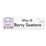 Obama-socialism_0_white, Who IS, Barry Soetoro Bumper Sticker